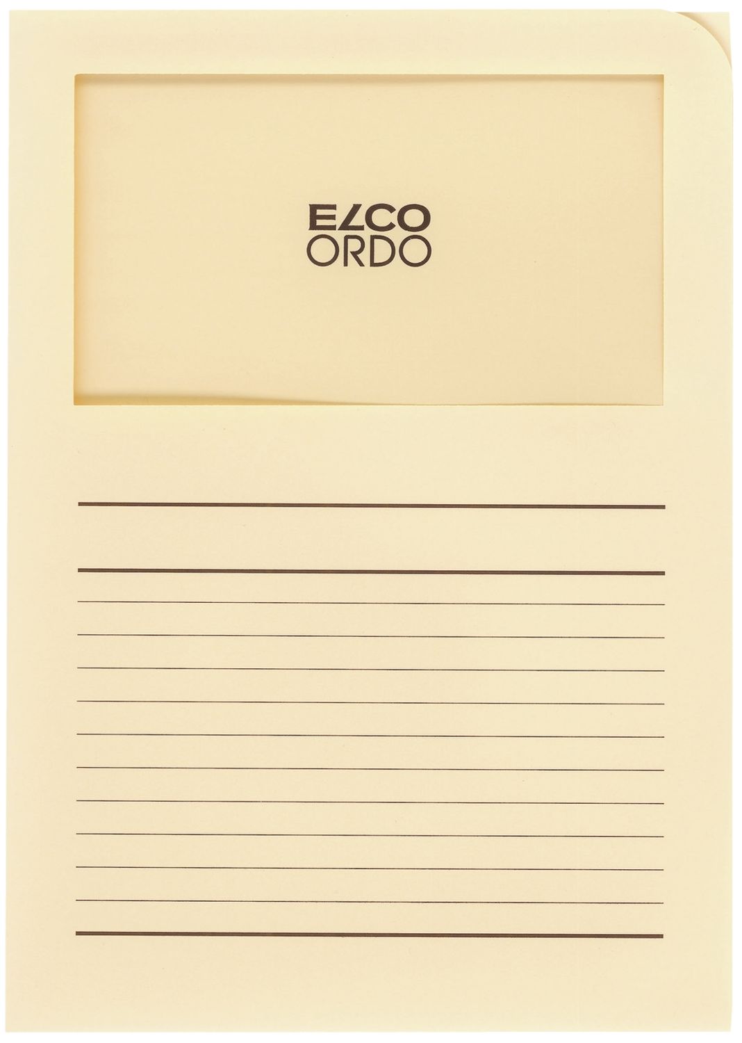 Sichtmappen Ordo classico - hellchamois, 120g, 100 Stück, Sichtfenster und Linien Sichtmappen Ordo classico - hellchamois, 120g, 100 Stück, Sichtfenster und Linien