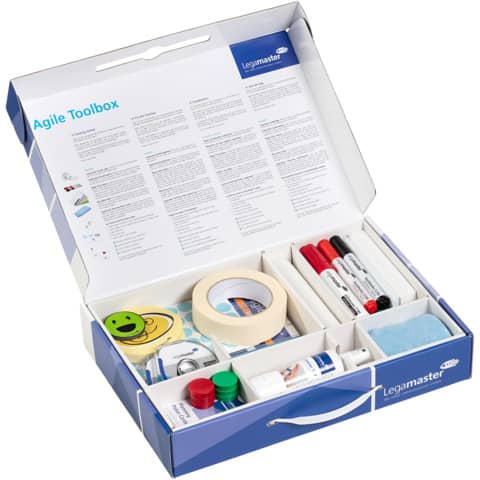 Moderationskoffer Legamaster Agile toolbox 7-125400,  1348 Teile, Kartonkoffer