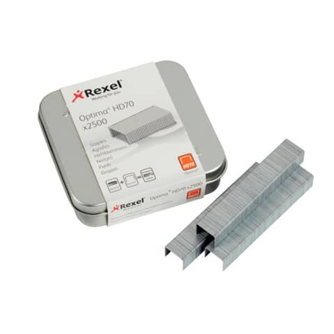 Heftklammern Rexel Optima HD70 2102497, Typ 12/9, verzinkt, 2500 Stück