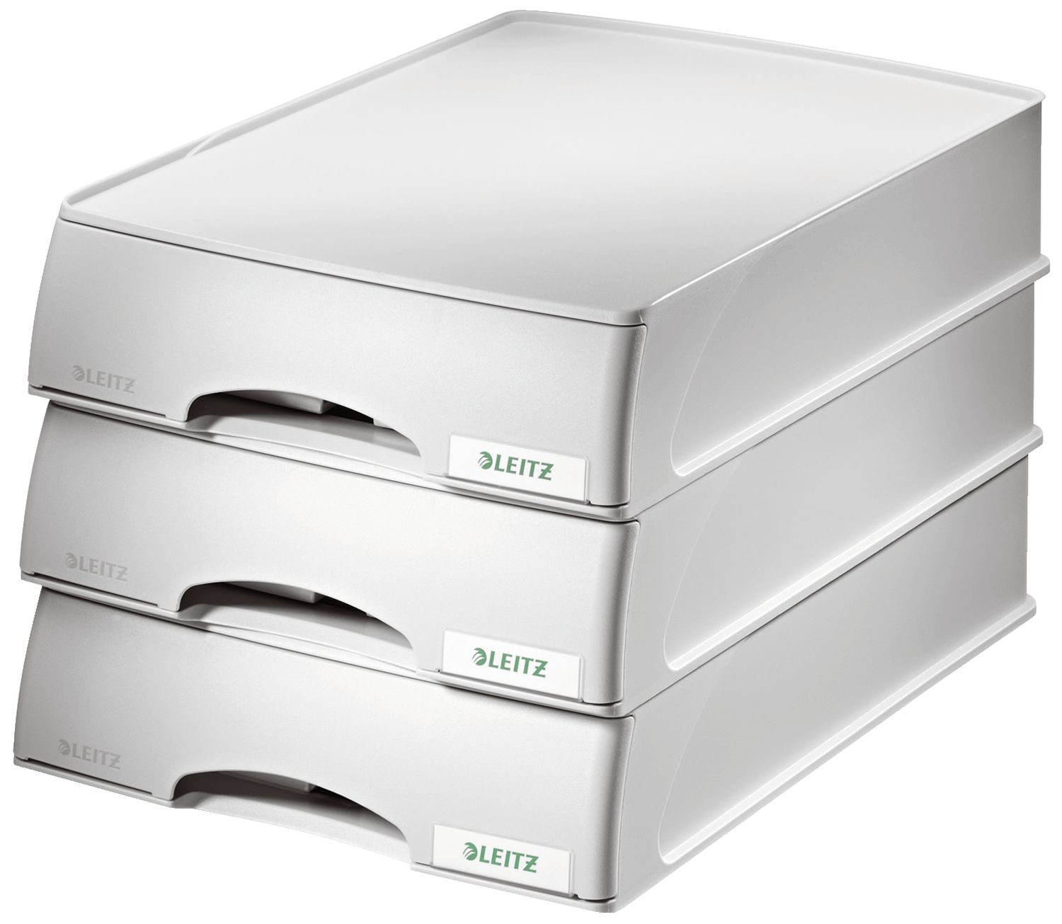 Briefablage Leitz plus 5210-00-85 mit Schublade, DIN A4, Polystyrol, grau Briefablage Leitz plus 5210-00-85 mit Schublade, DIN A4, Polystyrol, grau