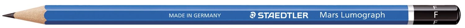 Bleistift Mars® Lumograph® - F, blau Bleistift Mars® Lumograph® - F, blau