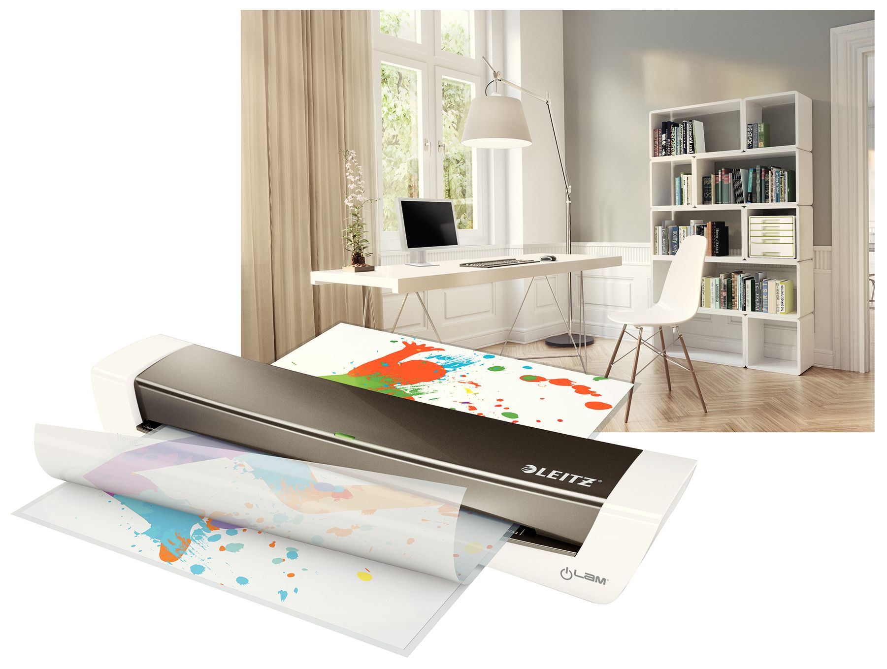 Laminiergerät iLAM Home Office A3, 80-125 mym, grau Laminiergerät iLAM Home Office A3, 80-125 mym, grau