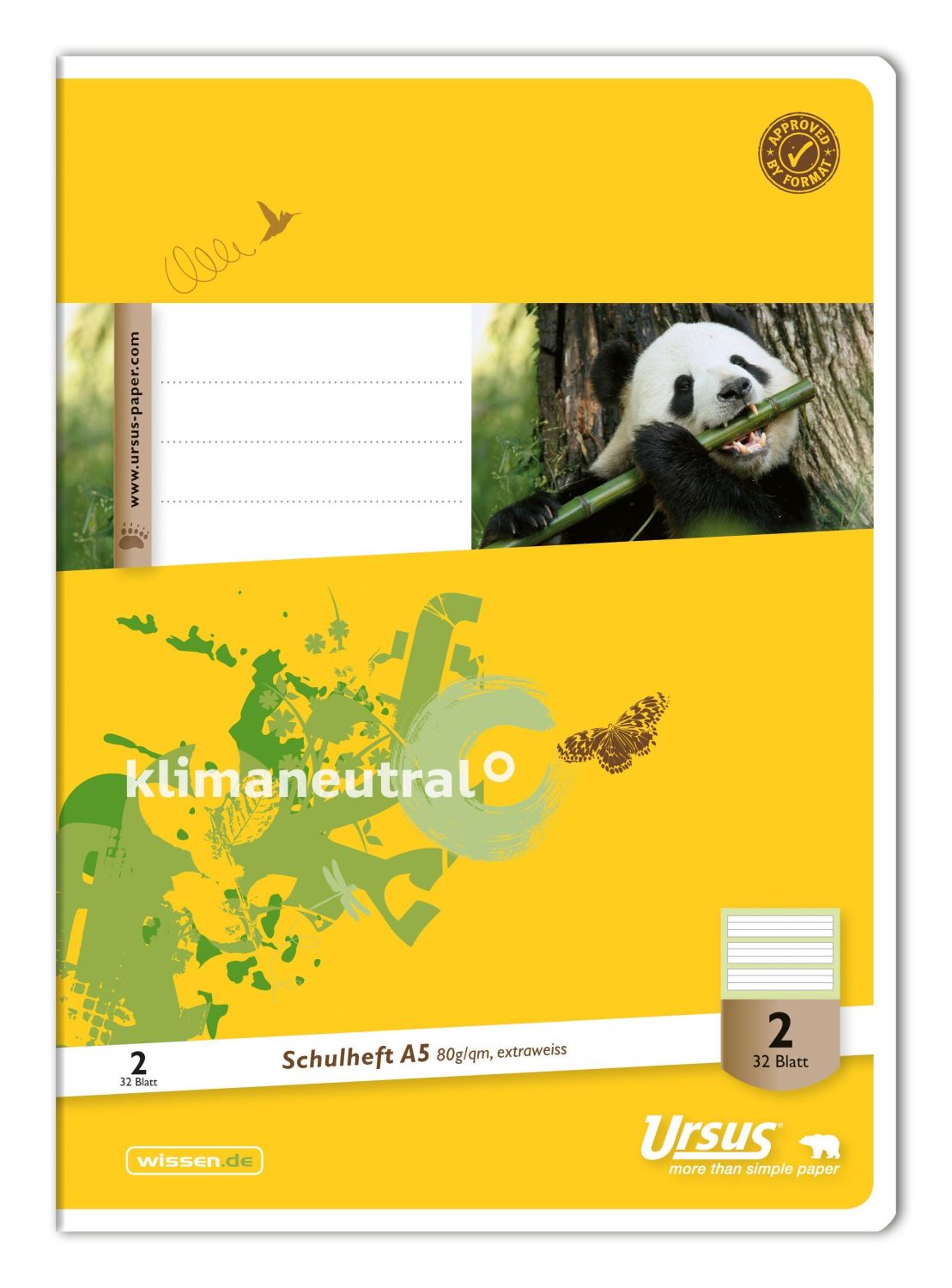 Heft LIN2 - A4, 32 Blatt, 80 g/qm, liniert Heft LIN2 - A4, 32 Blatt, 80 g/qm, liniert
