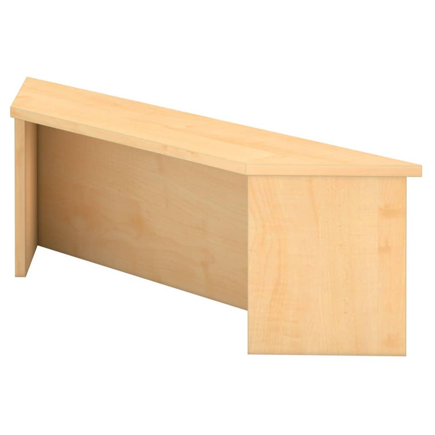 Thekenaufsatz für Eckwinkel - 113 cm, 1OH, Ahorn, mit Montageservice Thekenaufsatz für Eckwinkel - 113 cm, 1OH, Ahorn, mit Montageservice