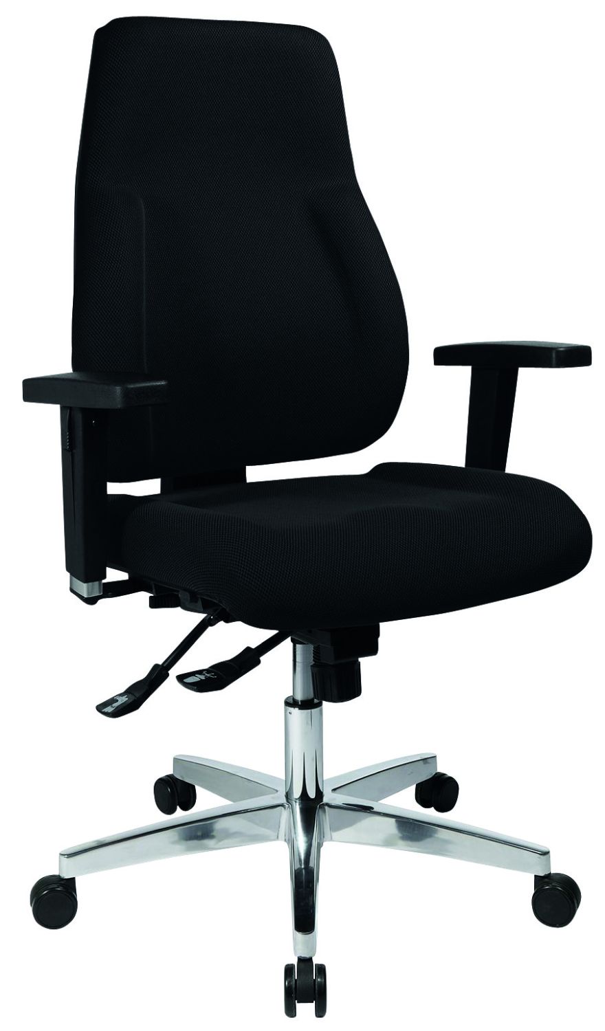 Bürodrehstuhl P91 - schwarz, mit Armlehnen Bürodrehstuhl P91 - schwarz, mit Armlehnen