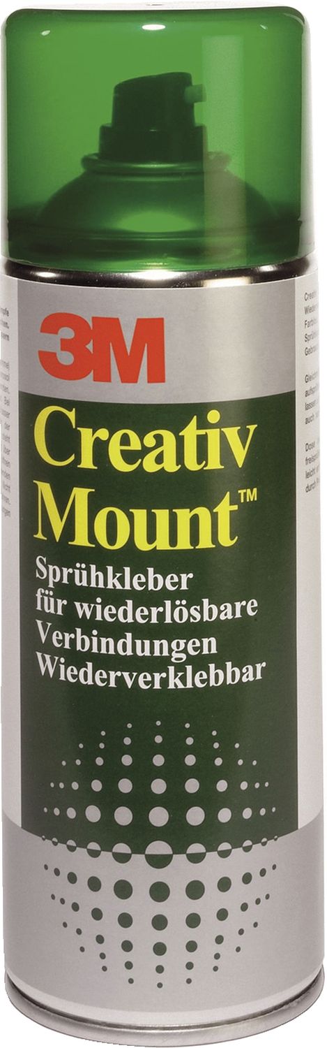 Sprühkleber Creativ Mount - wieder ablösbar, transparenter, 400 ml Sprühkleber Creativ Mount - wieder ablösbar, transparenter, 400 ml