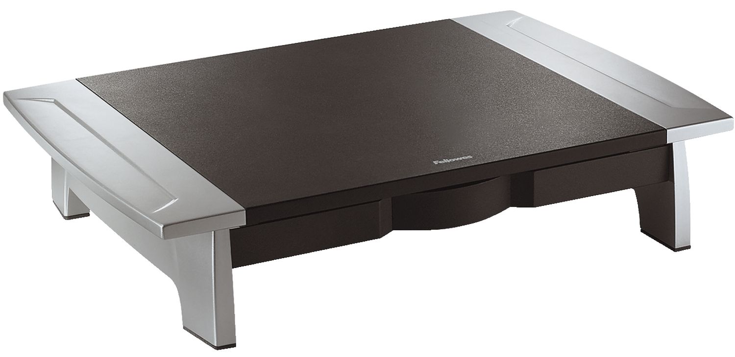 Monitor-Ständer Office Suites - höhenverstellbar, Kunststoff, schwarz/silber Monitor-Ständer Office Suites - höhenverstellbar, Kunststoff, schwarz/silber