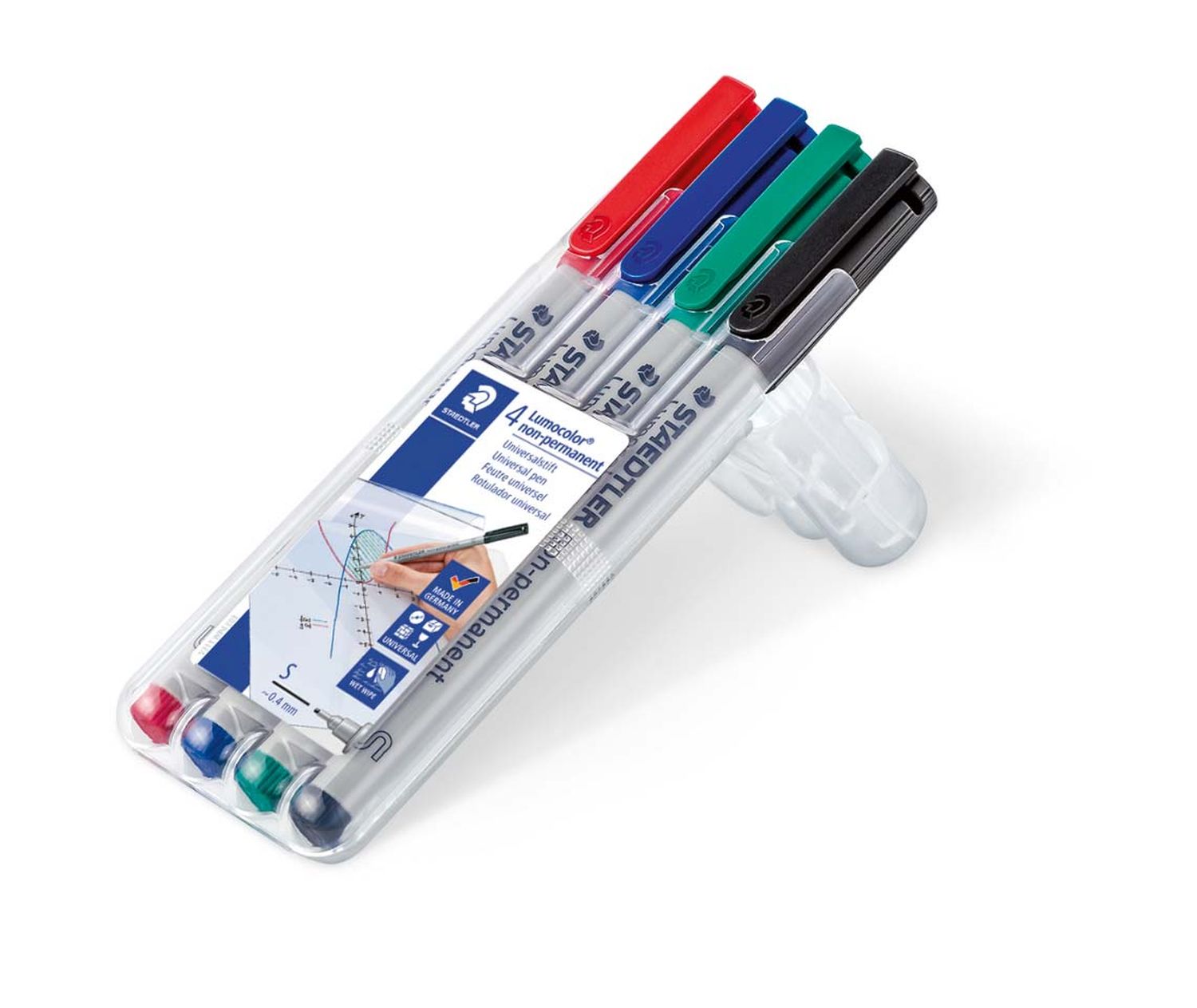 Feinschreiber Universalstift Lumocolor® - non-permanent, S, 4 Farben Feinschreiber Universalstift Lumocolor® - non-permanent, S, 4 Farben