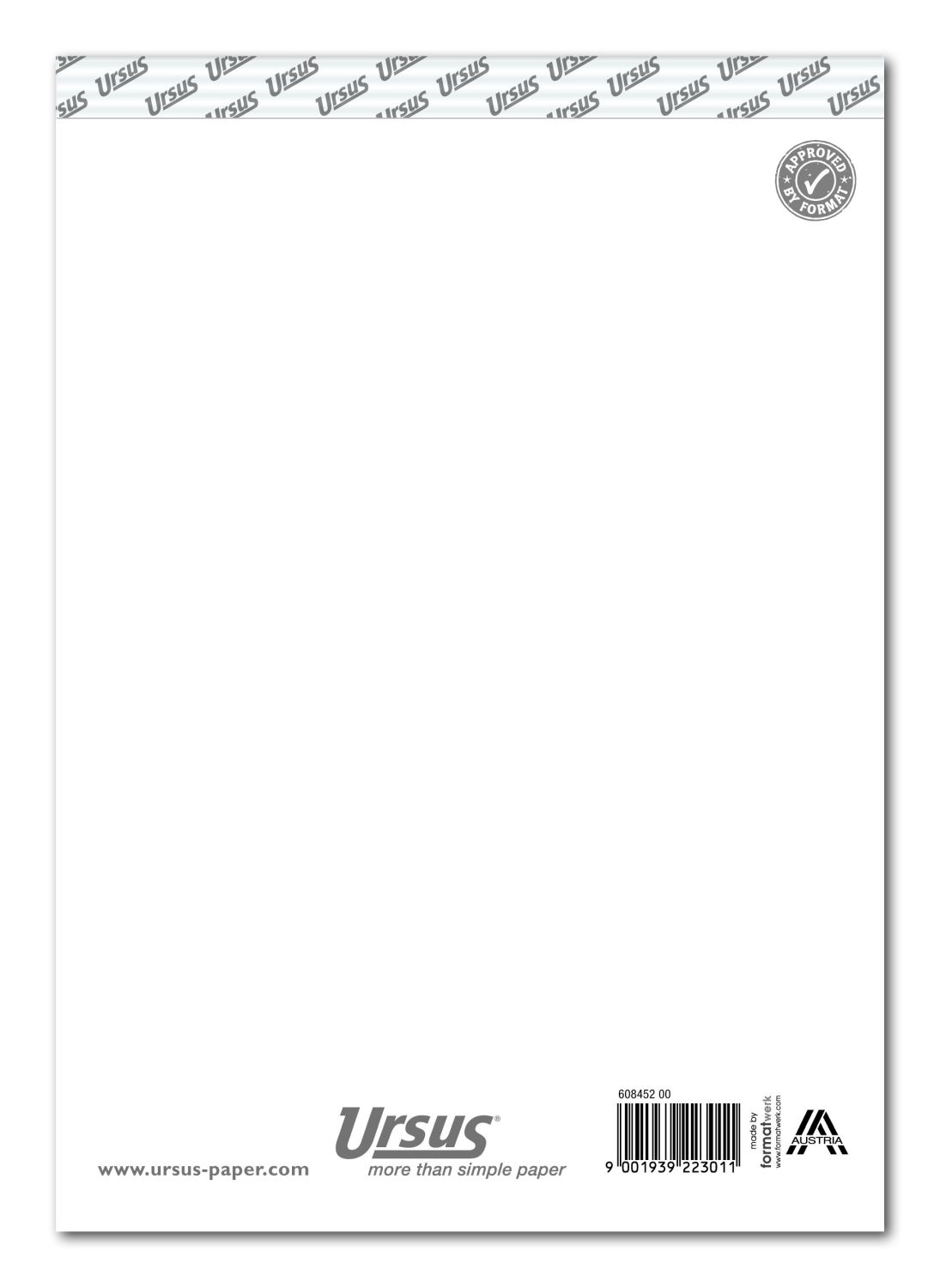 Notizblock - A5, 48 Blatt, 60 g/qm, blanko Notizblock - A5, 48 Blatt, 60 g/qm, blanko
