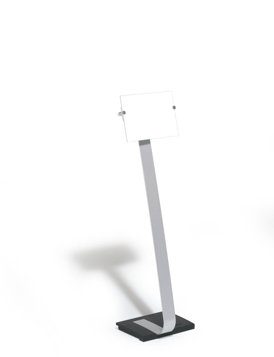 Präsentationsständer CRYSTAL SIGN STAND A4, DIN A4, metallic silber Präsentationsständer CRYSTAL SIGN STAND A4, DIN A4, metallic silber