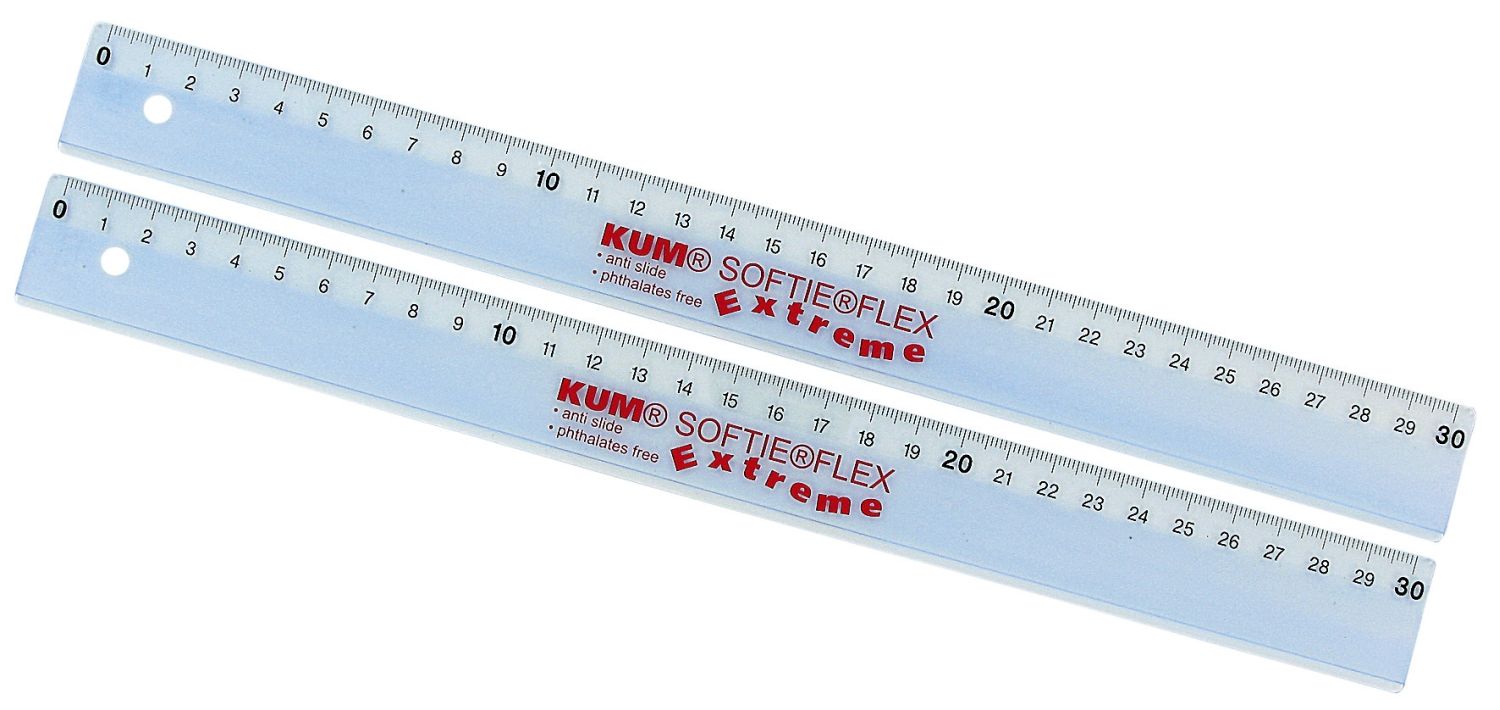 Lineal 30 cm Kunststoff KUM L3 SOFTIE®FLEX Lineal 30 cm Kunststoff KUM L3 SOFTIE®FLEX