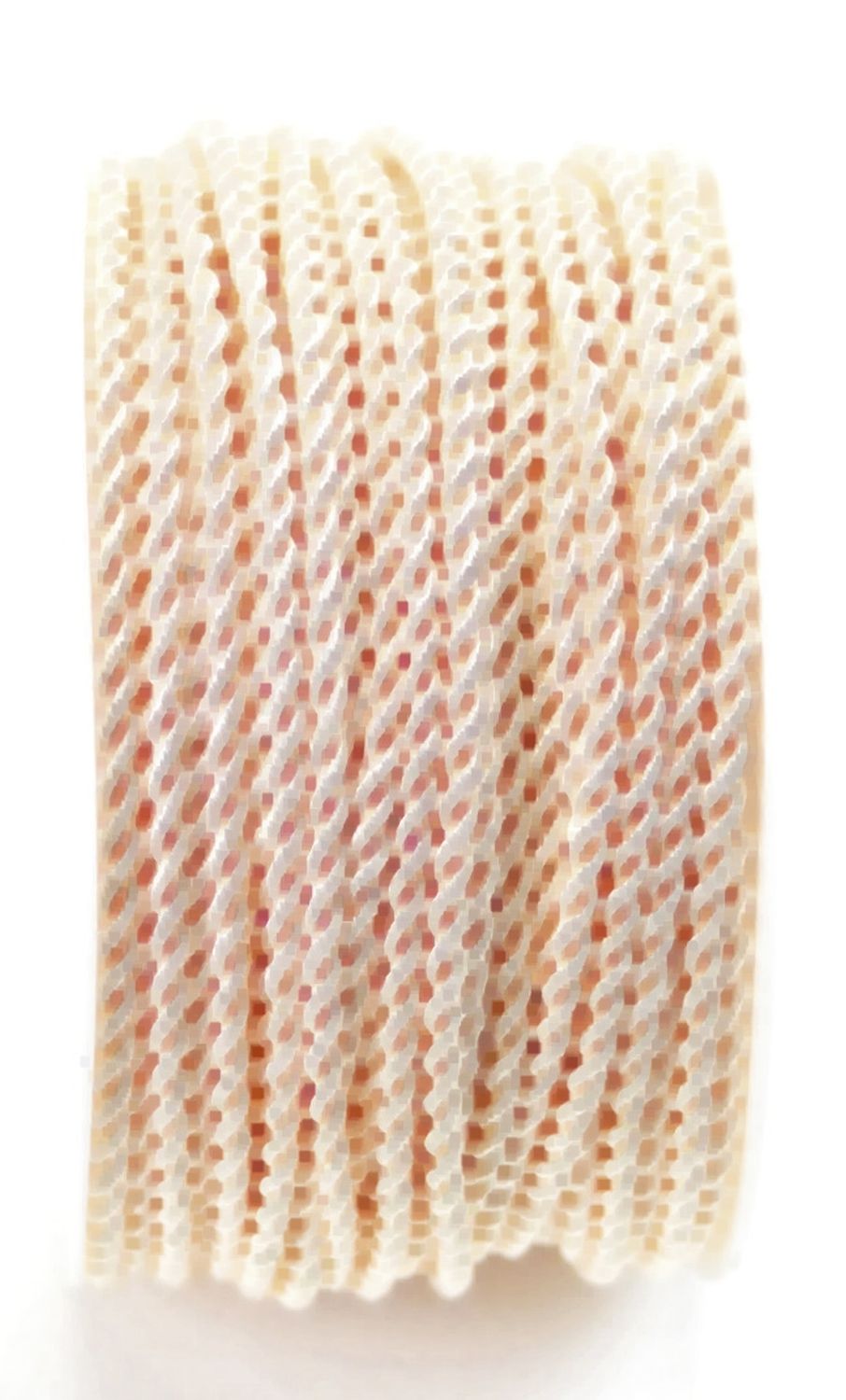 Kordel - 3 mm x 25 m, creme