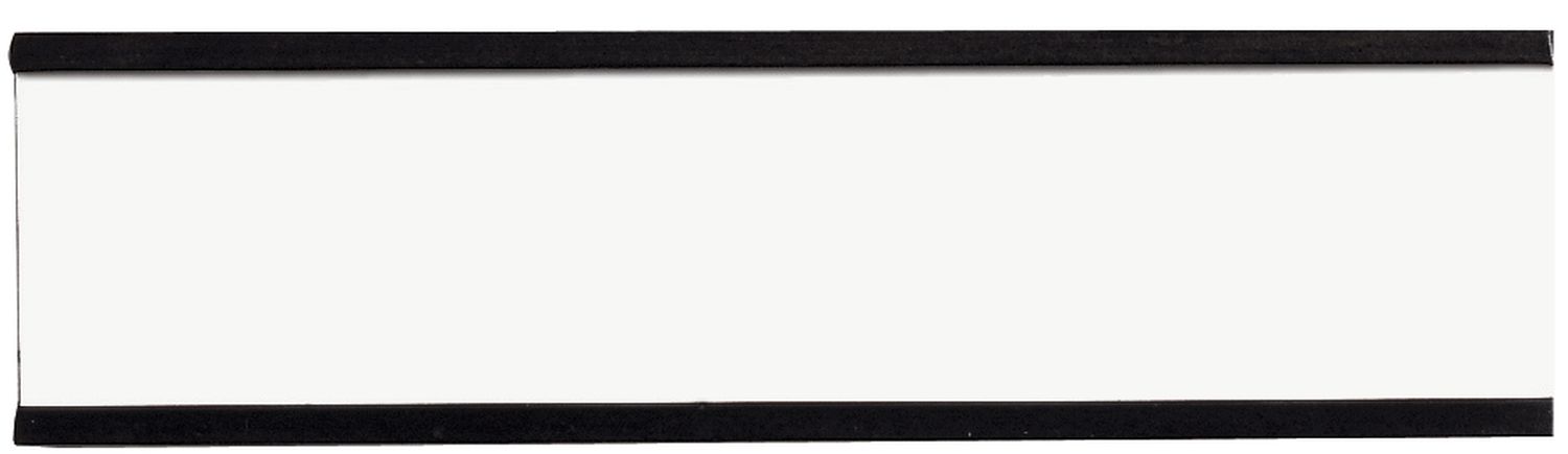Magnetschild mit C-Profil - 60 x 15 mm, 10 Stück, braun Magnetschild mit C-Profil - 60 x 15 mm, 10 Stück, braun