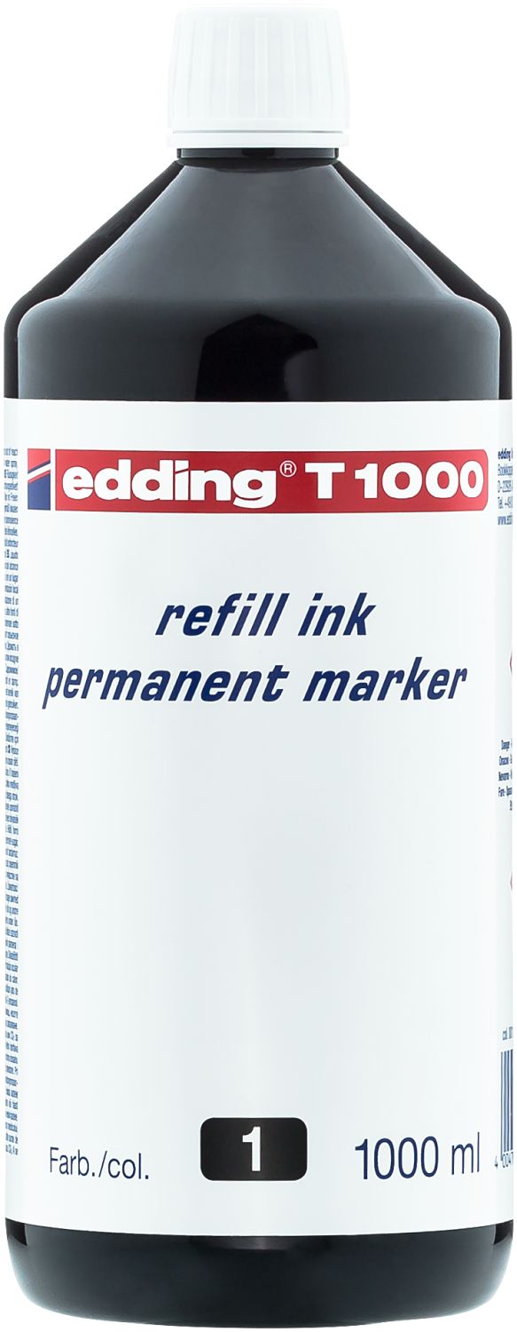 T 1000 Nachfülltusche - 1000 ml, schwarz T 1000 Nachfülltusche - 1000 ml, schwarz