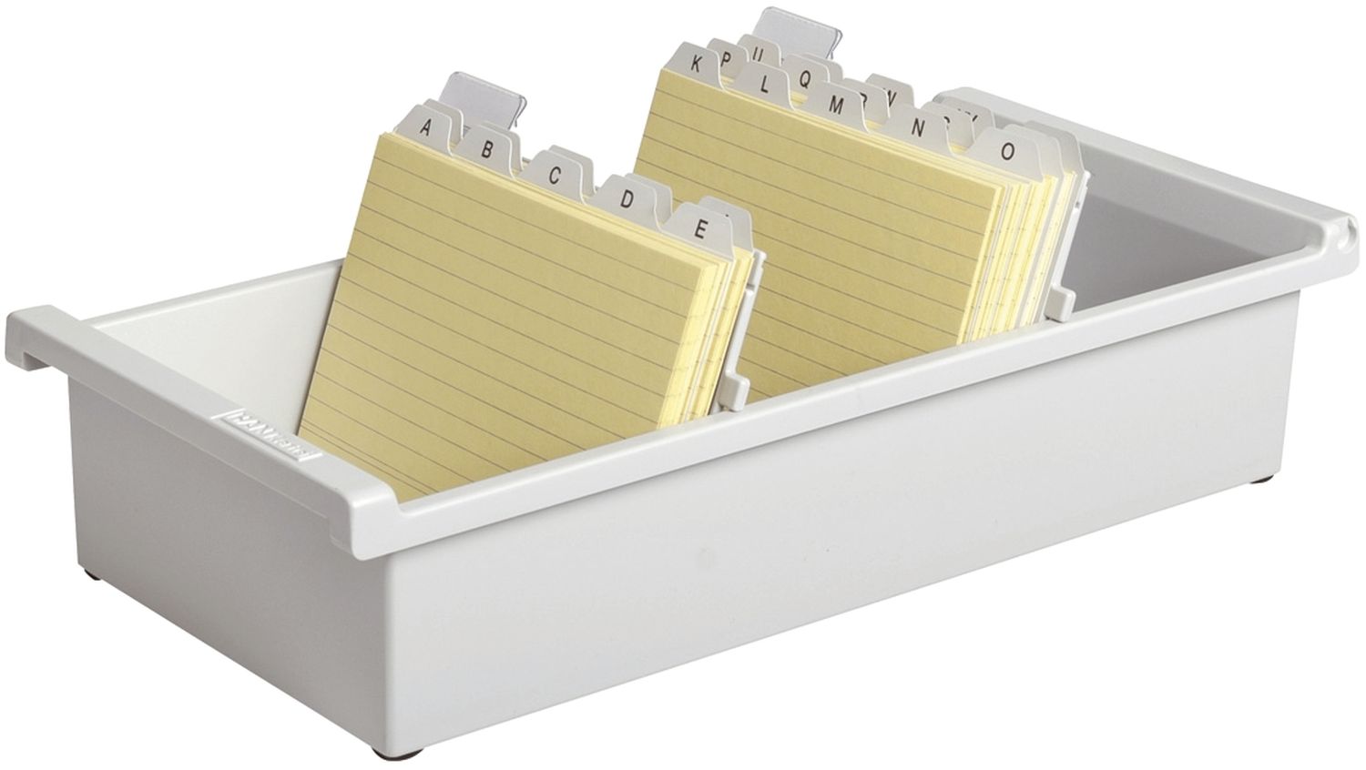 Karteitrog A6 quer, für 1300 Karten, lichtgrau Karteitrog A6 quer, für 1300 Karten, lichtgrau