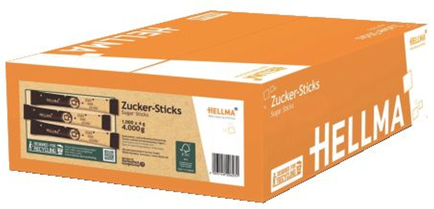 Zucker-Sticks - 1.000 Portionen à 4 g Zucker-Sticks - 1.000 Portionen à 4 g