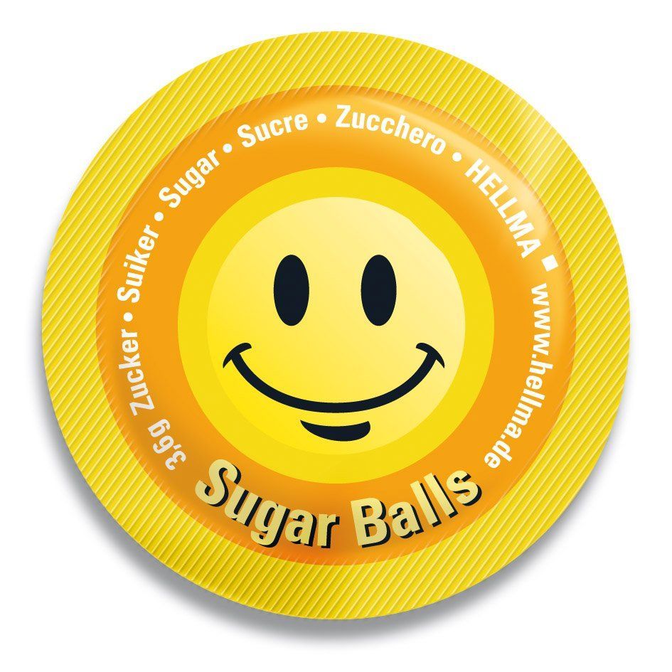 Zuckerportionen - Sugar Balls Happy Zuckerportionen - Sugar Balls Happy