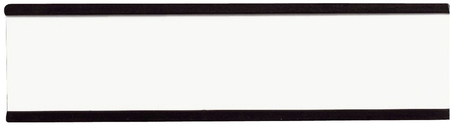 Magnetschild mit C-Profil - 75 x 15 mm, 10 Stück, braun Magnetschild mit C-Profil - 75 x 15 mm, 10 Stück, braun