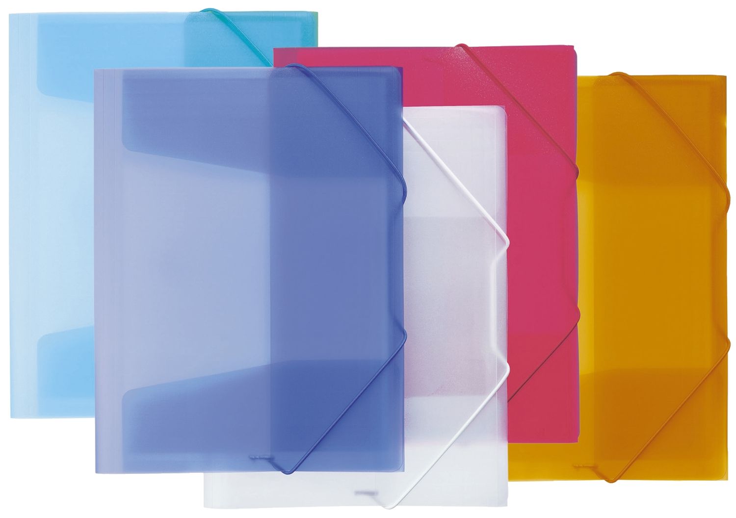 Gummizugmappe Lucy Basic - A3, gelb, PP, 3 Einschlagklappen Gummizugmappe Lucy Basic - A3, gelb, PP, 3 Einschlagklappen