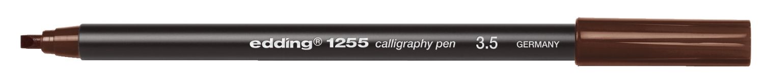 1255 Kalligrafie Stift - Fasermaler, 3,5 mm, dunkelbraun 1255 Kalligrafie Stift - Fasermaler, 3,5 mm, dunkelbraun