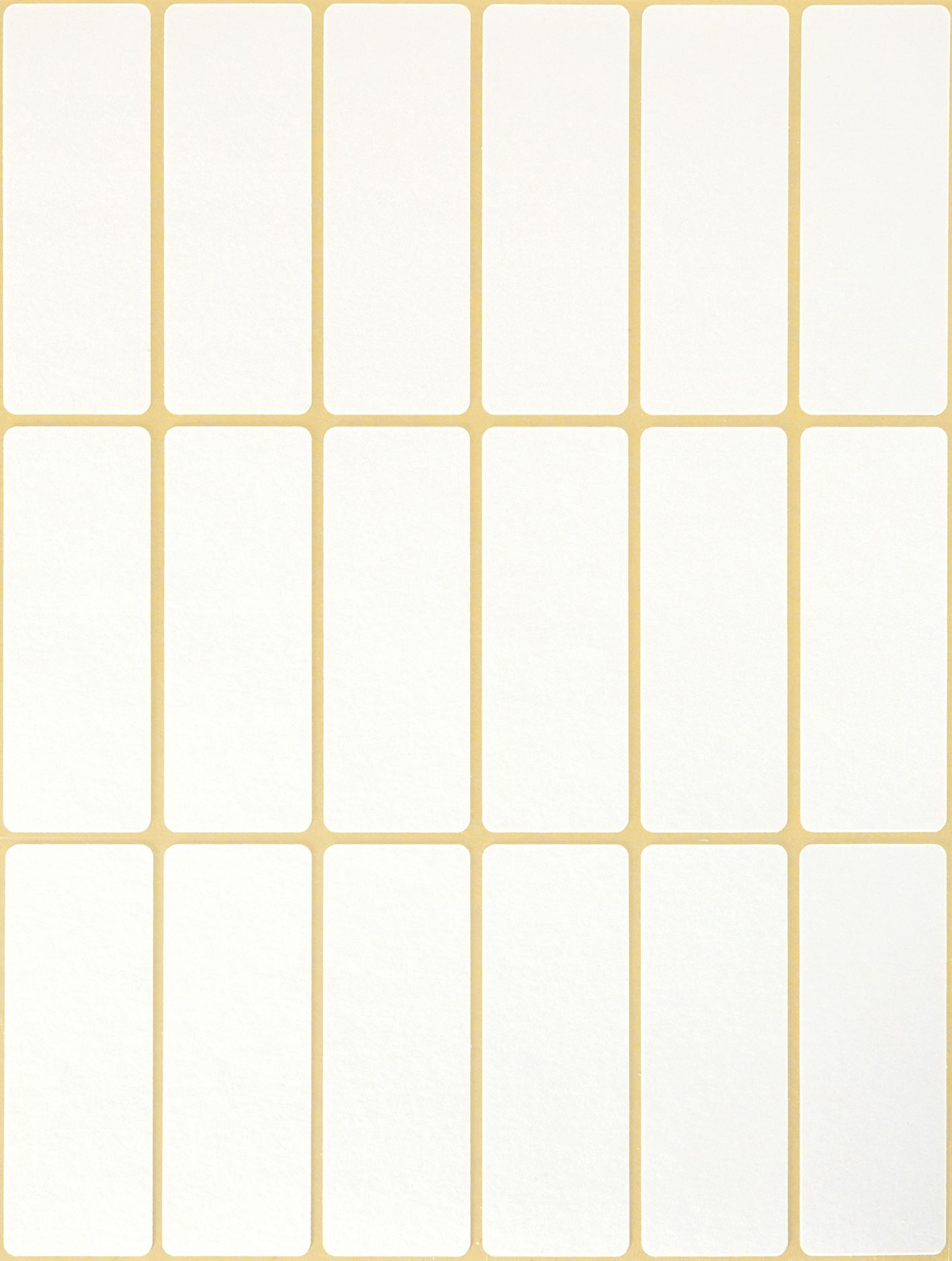 3327 Universal-Etiketten - 50 x 19 mm, weiß, 486 Etiketten/27 Blatt, permanent 3327 Universal-Etiketten - 50 x 19 mm, weiß, 486 Etiketten/27 Blatt, permanent