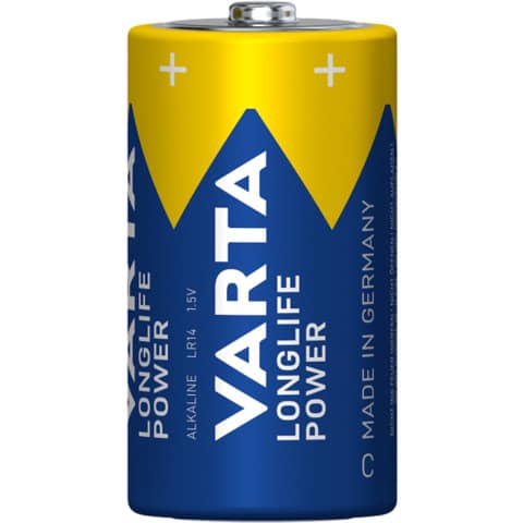 Batterien Varta Longlife Power C 4914, Baby, R14, LR14, 1,5 V, 2 Stück