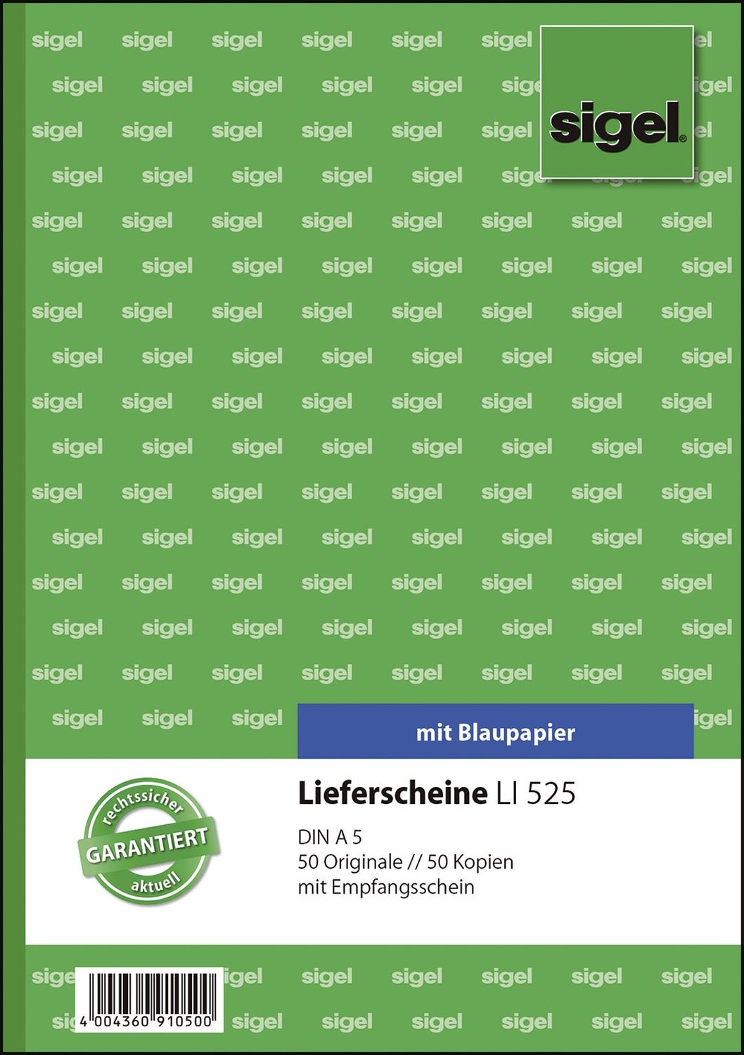 Lieferscheine mit Empfangsschein - A5, 1. und 2. Blatt bedruckt, 2 x 50 Blatt Lieferscheine mit Empfangsschein - A5, 1. und 2. Blatt bedruckt, 2 x 50 Blatt