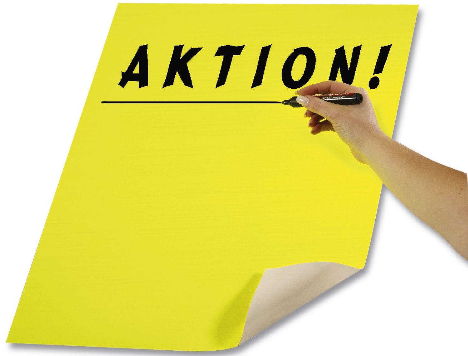 Plakatkarton - 48 x 68 cm, leuchtzitronengelb Plakatkarton - 48 x 68 cm, leuchtzitronengelb