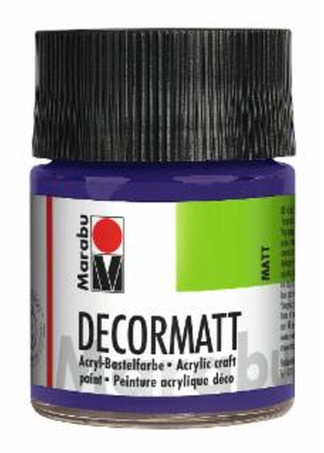 Decormatt Acryl - Violett dunkel 051, 50 ml