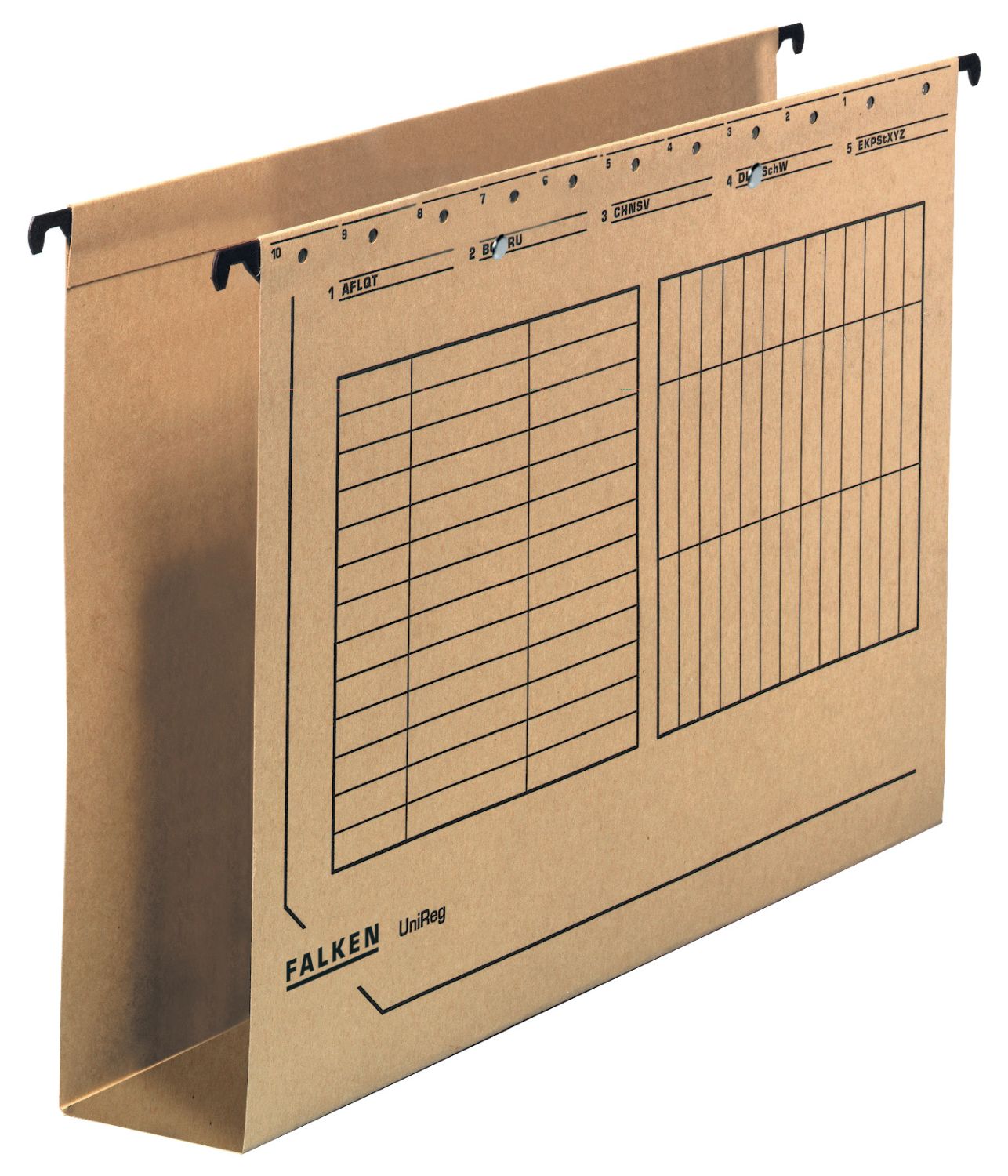 Hängesammler Flaken UniReg 11288149, DIN A4, Kartonboden 60 mm, 320 g/qm, Manila-RC-Karton, braun Hängesammler Flaken UniReg 11288149, DIN A4, Kartonboden 60 mm, 320 g/qm, Manila-RC-Karton, braun