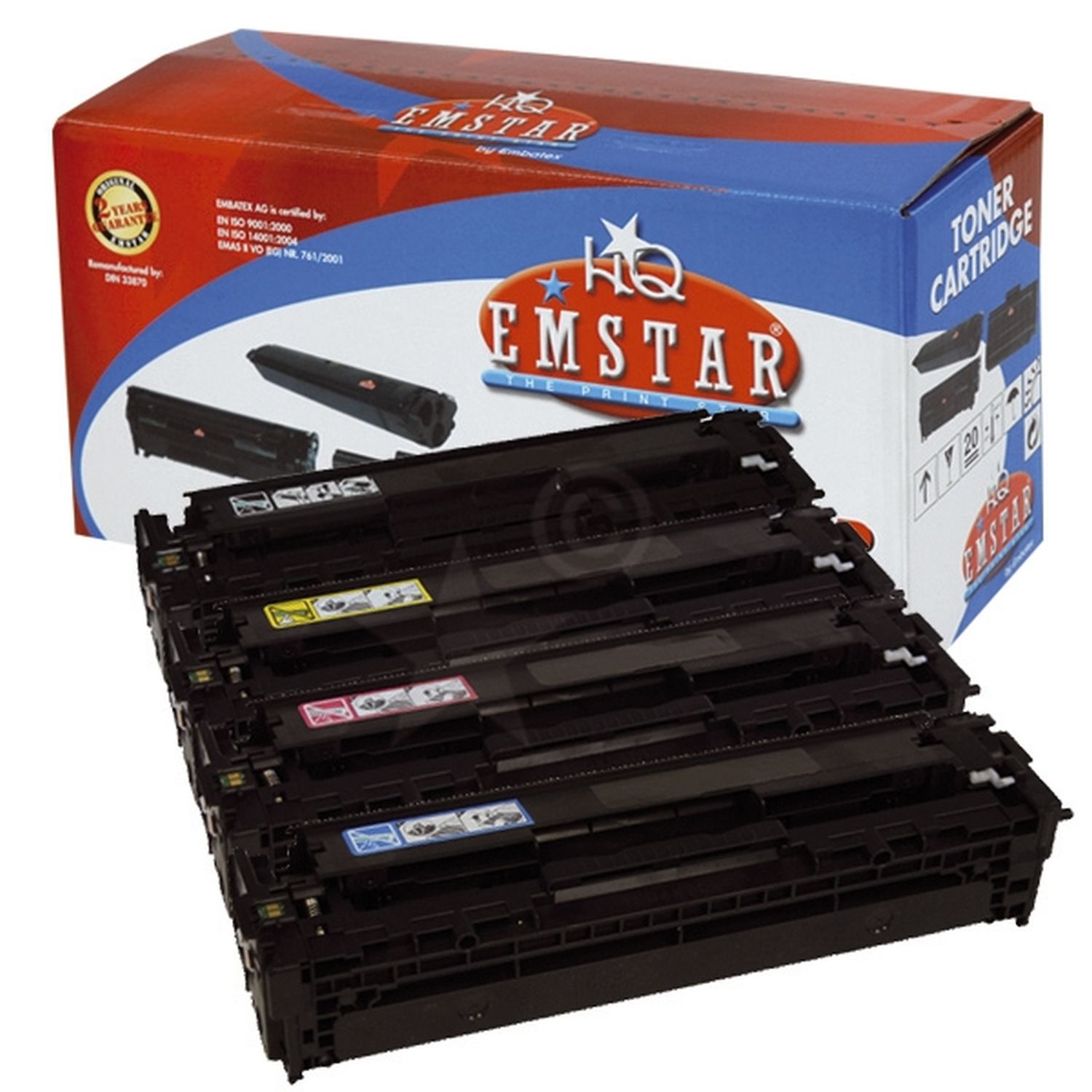 Alternativ Emstar Toner MultiPack Bk,C,M,Y (09HPCP1525MULTI/H760,9HPCP1525MULTI,9HPCP1525MULTI/H760,H760)