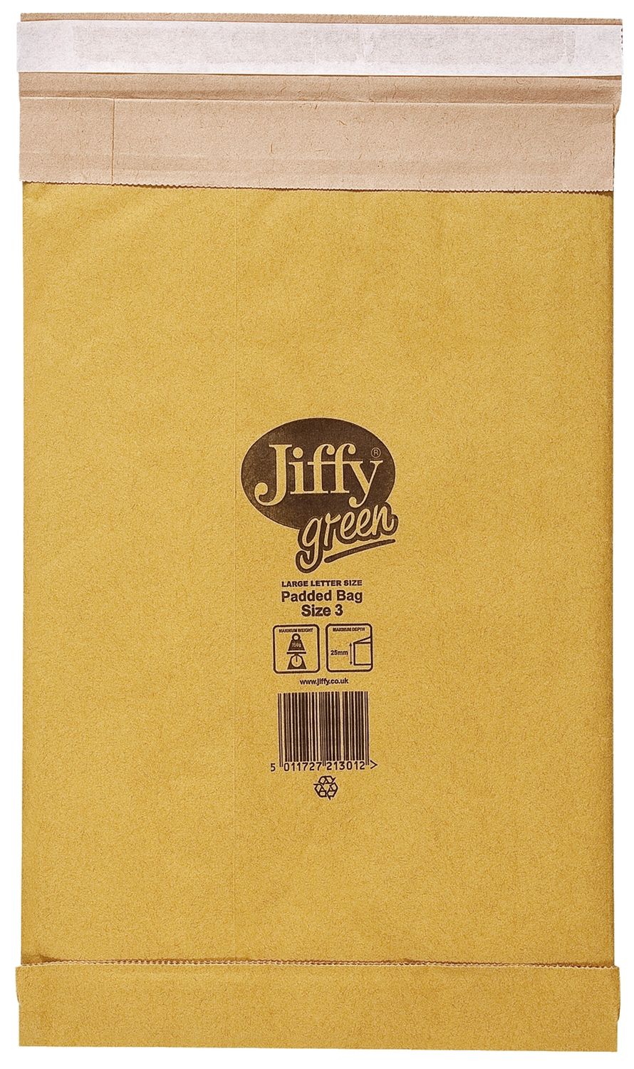 Papierpolstertasche Größe 3 - 210 x 343mm, braun Papierpolstertasche Größe 3 - 210 x 343mm, braun