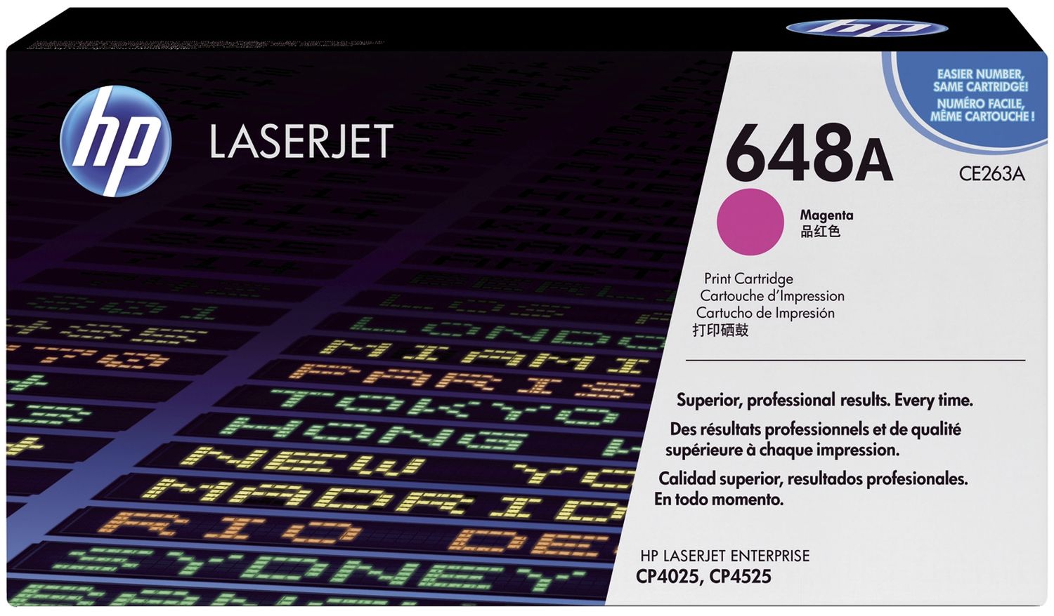 Original HP Tonerkartusche magenta (CE263A,648A,648AM,648AMAGENTA,NO648A,NO648AM,NO648AMAGENTA)