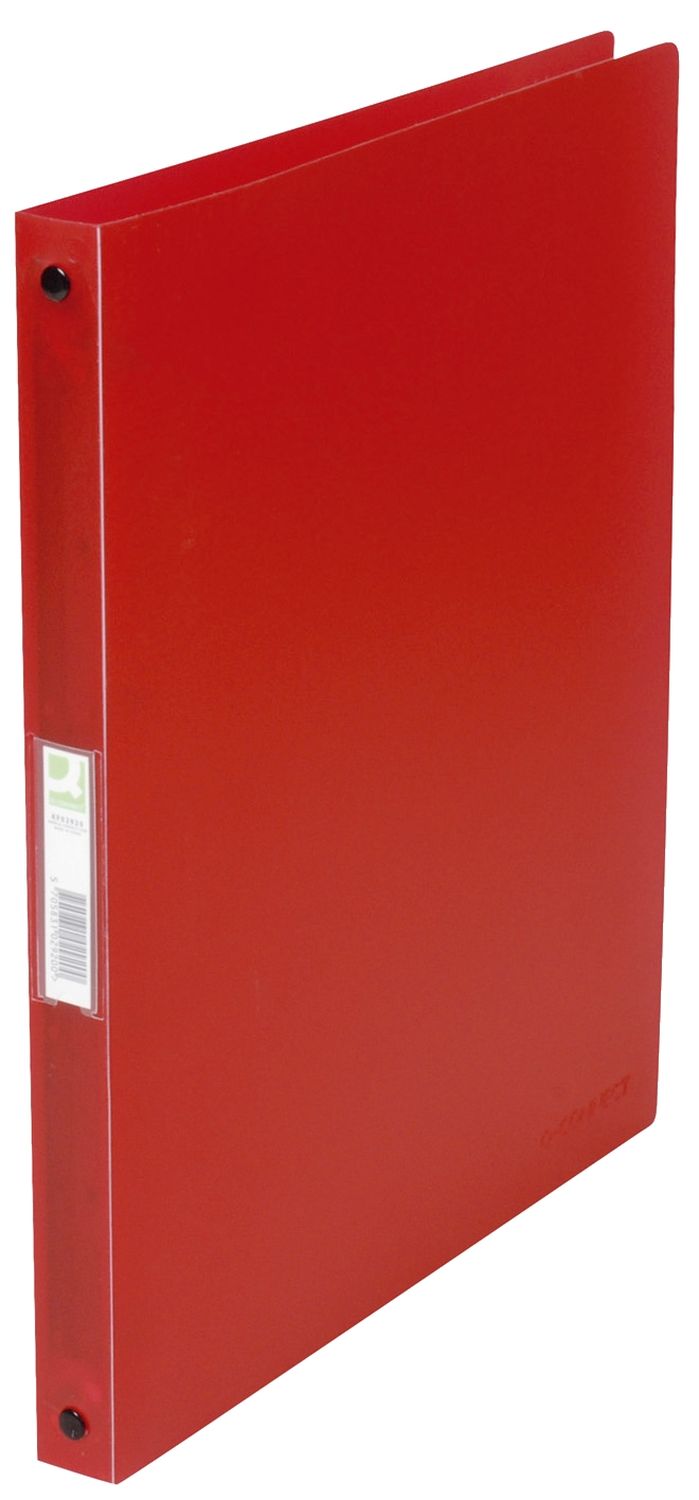 Ringbuch transparent - A4, 4-Ring, Ring-Ø 16 mm, rot-ransparent Ringbuch transparent - A4, 4-Ring, Ring-Ø 16 mm, rot-ransparent