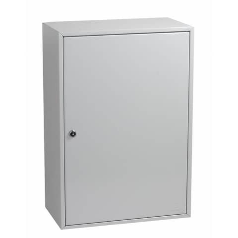 Schlüsselschrank Phönix KC0605K, mit 300 Haken, 38,0 x 55,0 x 20,5 cm, mit Zylinderschloss, grau