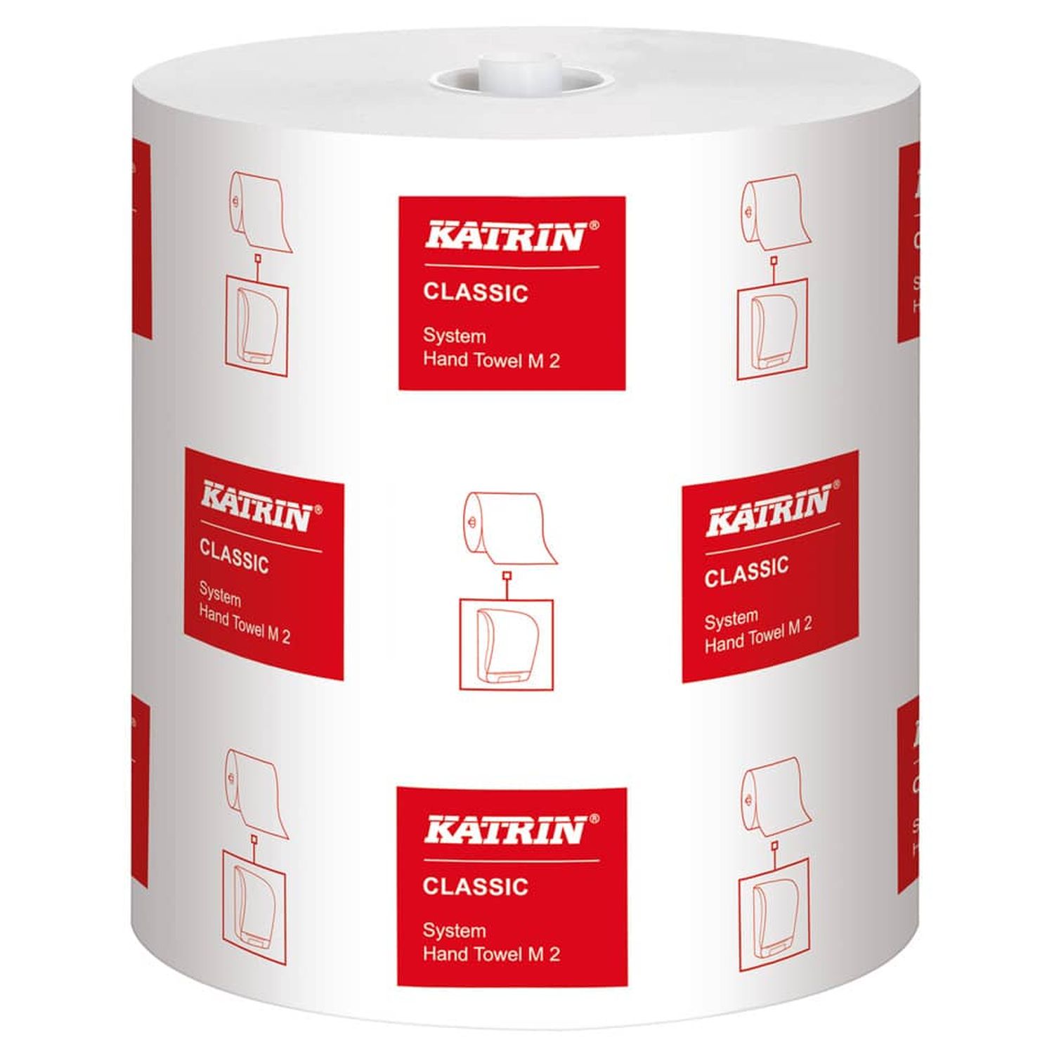 Rollenhandtuch Classic System towel M2 Low Pallet, 2-lagig, weiß, 6 Rollen a 160 m Rollenhandtuch Classic System towel M2 Low Pallet, 2-lagig, weiß, 6 Rollen a 160 m