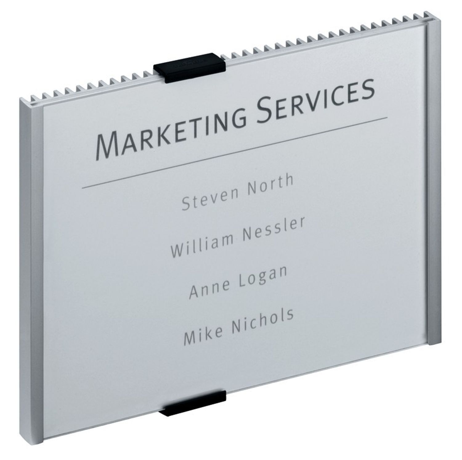 Türschild INFO SIGN, Aluminiumrücken, 210 x 148,5 mm, metallic-silber Türschild INFO SIGN, Aluminiumrücken, 210 x 148,5 mm, metallic-silber