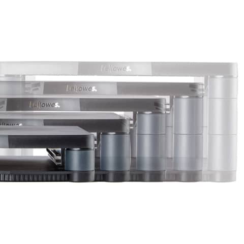 Monitorständer Fellows Premium 9169401, für 1 Monitor, 34,3 x 6,4-16,5 x 33,3 cm, höhenverstellbar, Kunststoff, grafit