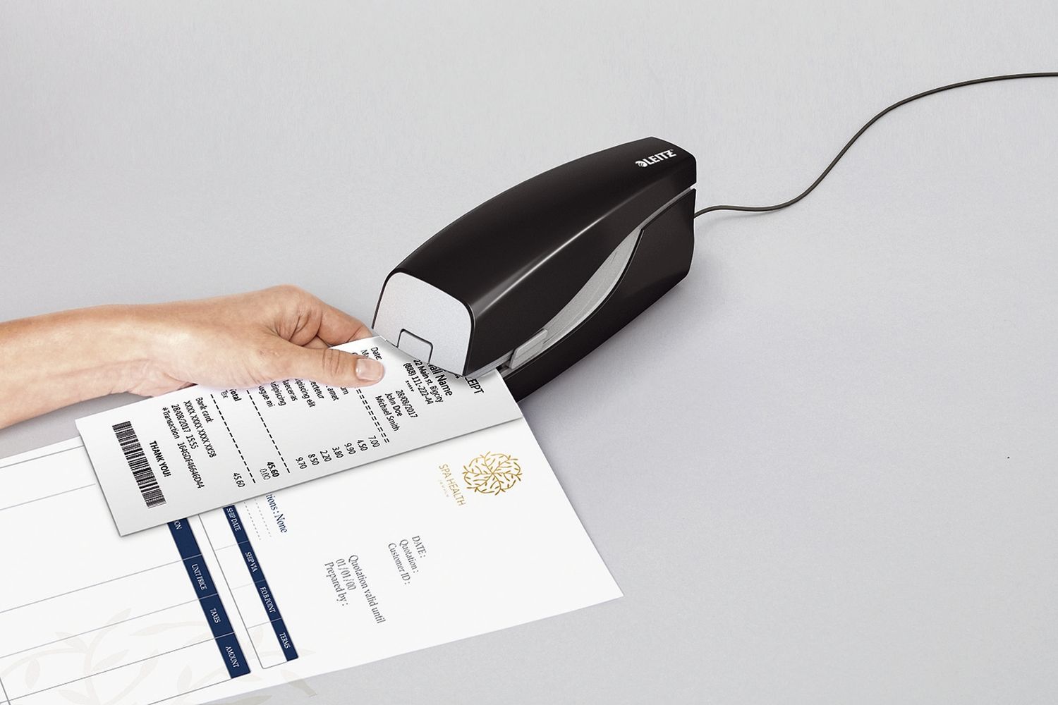 5533 Großes elektrisches Heftgerät NeXXt - 20 Blatt, schwarz 5533 Großes elektrisches Heftgerät NeXXt - 20 Blatt, schwarz