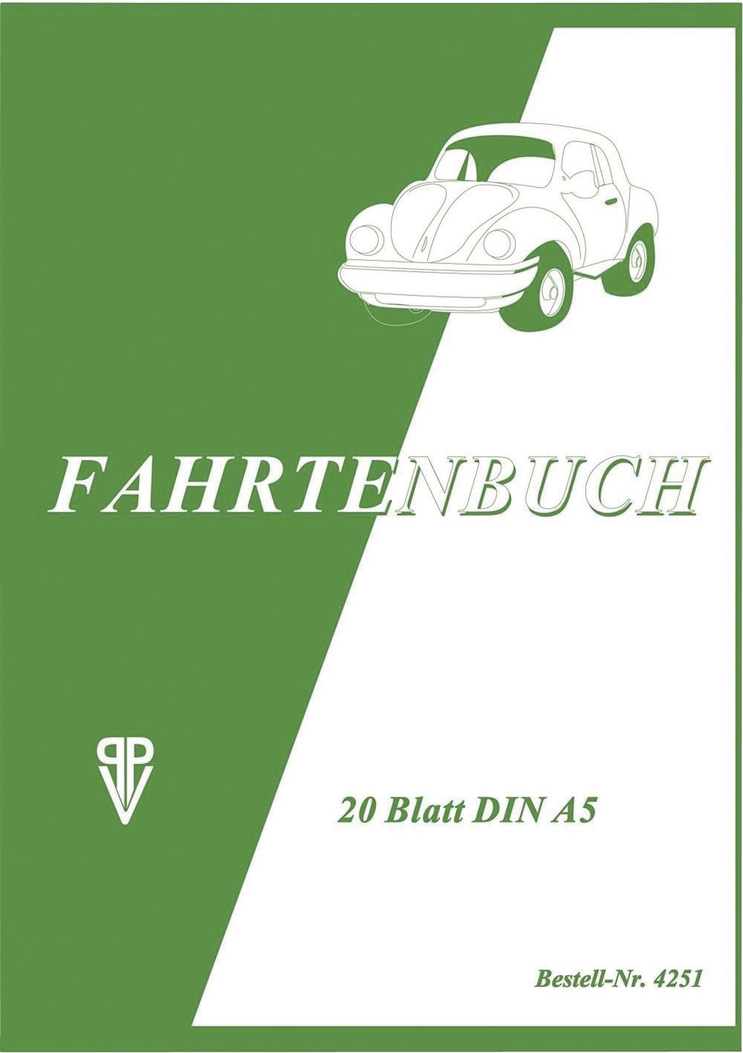 Fahrtenbuch für PKW - A5, 20 Seiten Fahrtenbuch für PKW - A5, 20 Seiten