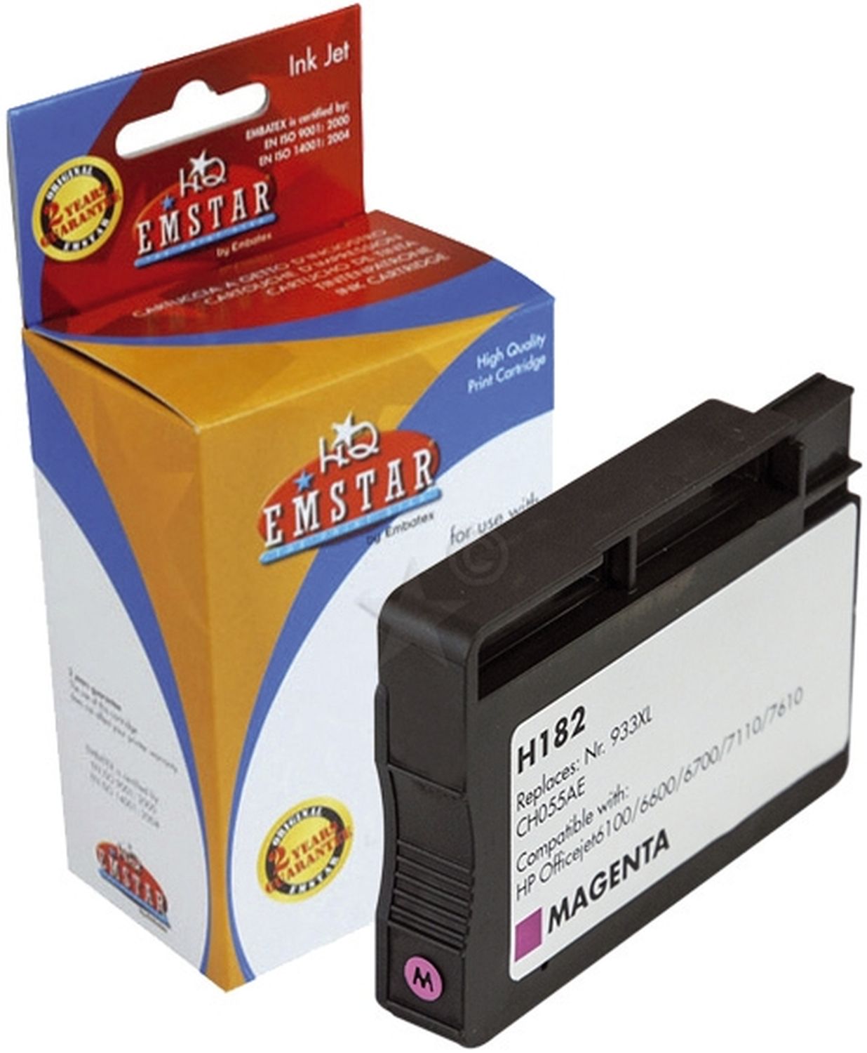 Alternativ Emstar Tintenpatrone magenta (11HPOJ6700MHC,12HPOJ6700MHC/H182,H182)