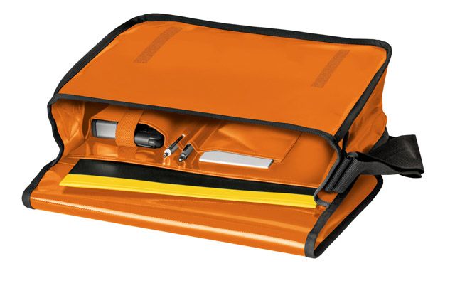 VELOCOLOR® Umhängetasche - 375 x 315 x 110 mm, LKW-Plane, orange VELOCOLOR® Umhängetasche - 375 x 315 x 110 mm, LKW-Plane, orange