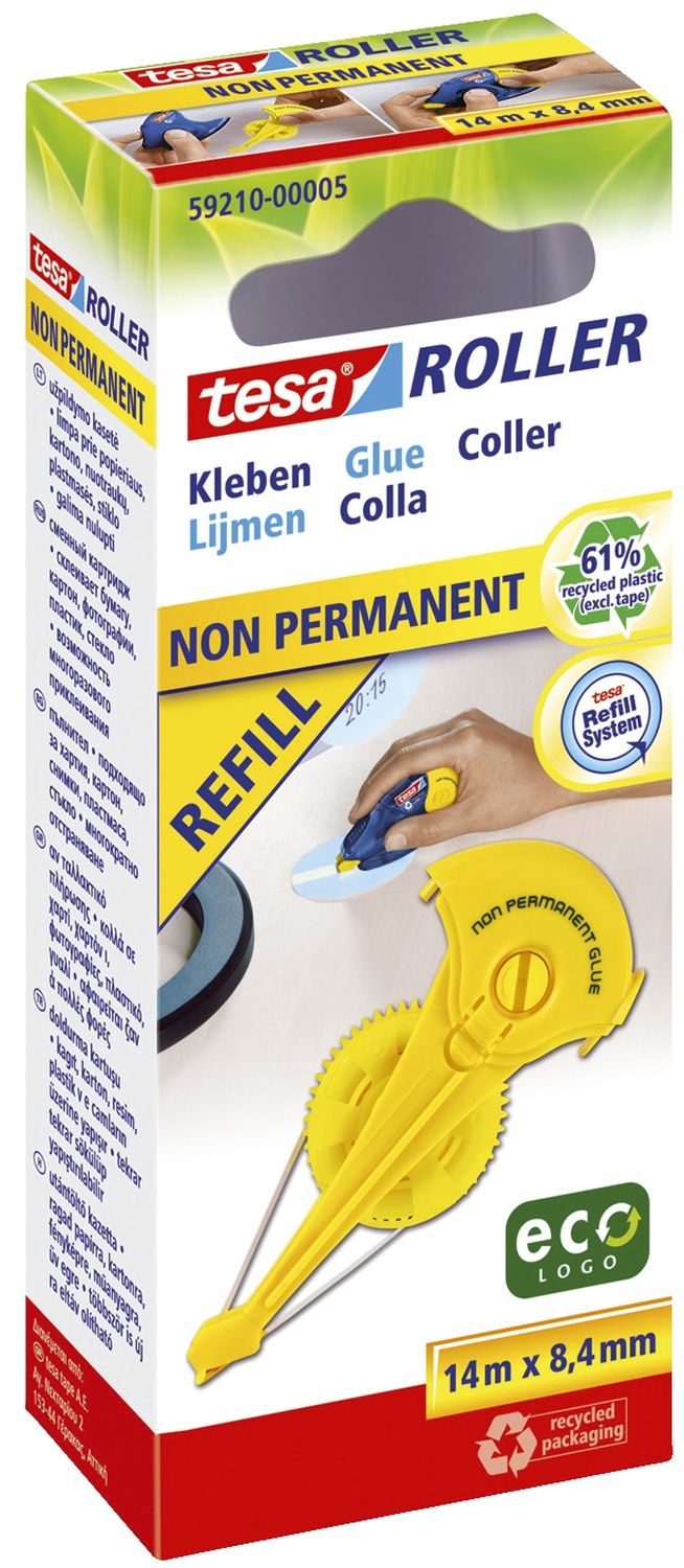 Nachfüllkassette Kleberoller - non permanent, 14 m x 8,4 mm Nachfüllkassette Kleberoller - non permanent, 14 m x 8,4 mm
