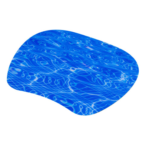 Mauspad Q-Connect KF04557, Swimmingpool, 17 x 21 cm, blau
