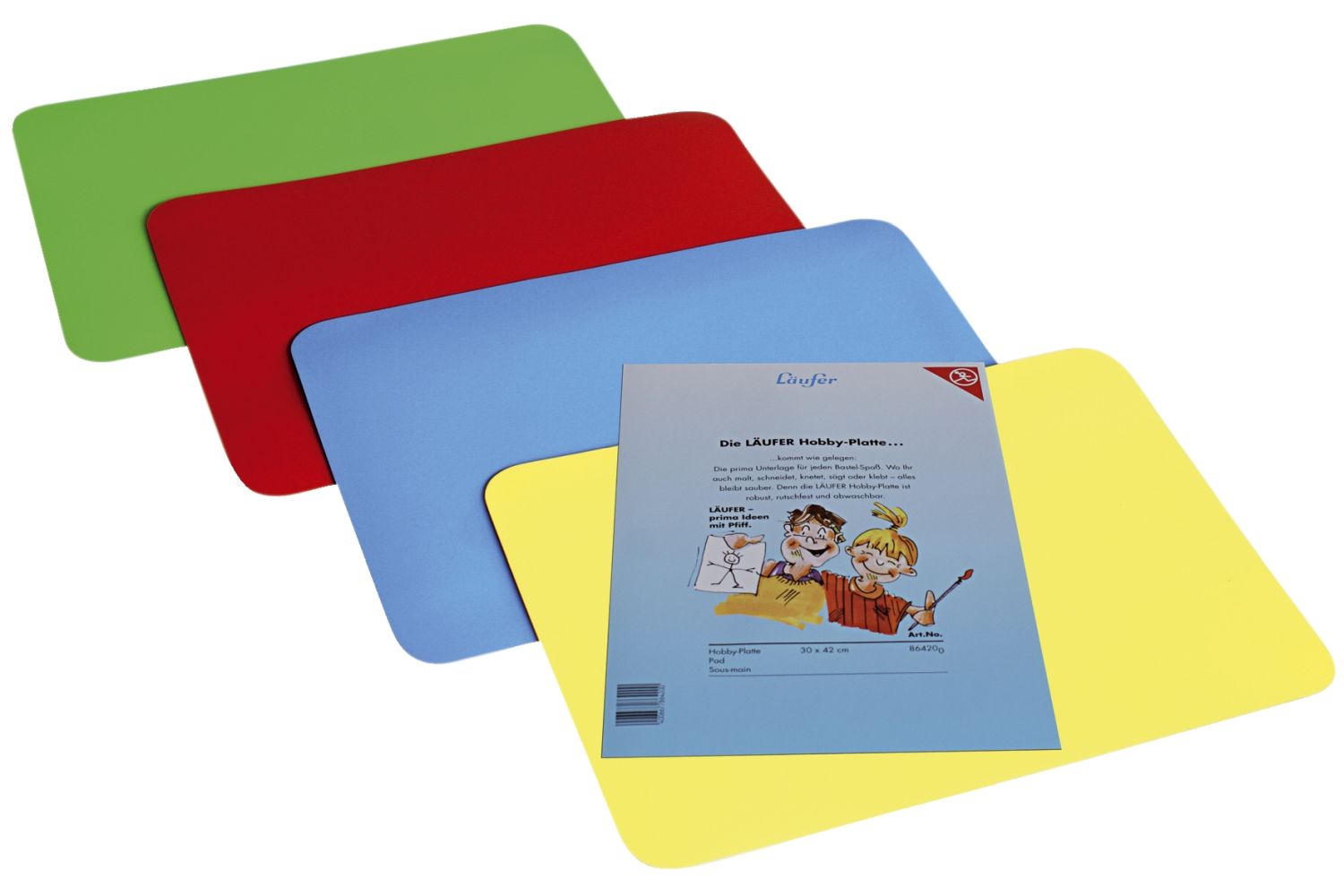 Bastelunterlage - 30 x 21 cm, uni sortiert Bastelunterlage - 30 x 21 cm, uni sortiert