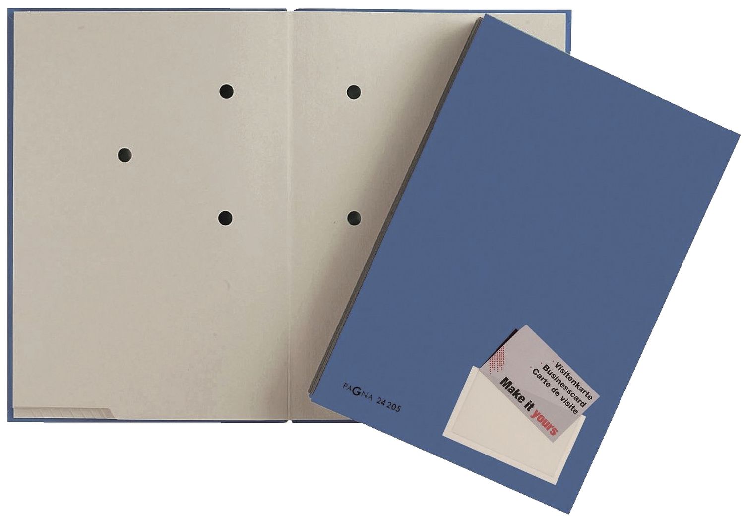 Unterschriftsmappe Color - 20 Fächer, PP kaschiert, blau Unterschriftsmappe Color - 20 Fächer, PP kaschiert, blau