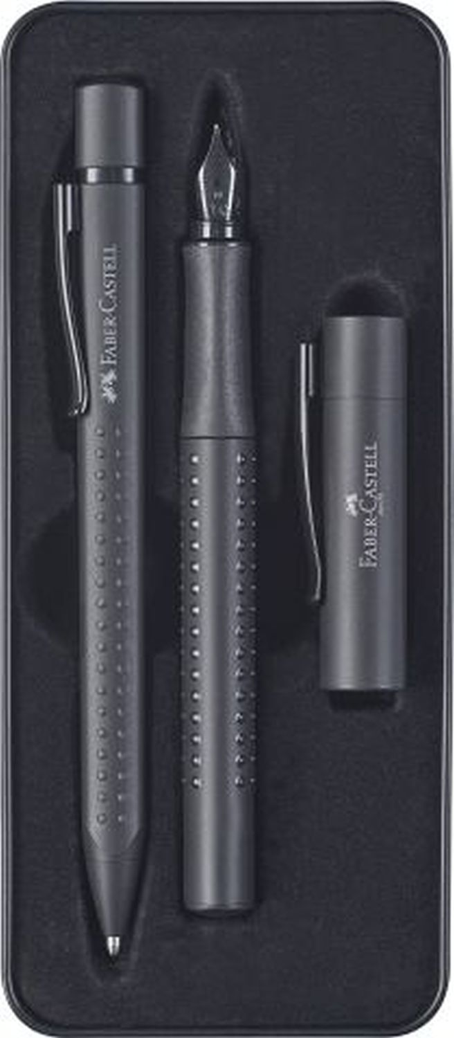 Geschenkset GRIP Edition - Füller+Kugelschreiber, All Black Geschenkset GRIP Edition - Füller+Kugelschreiber, All Black