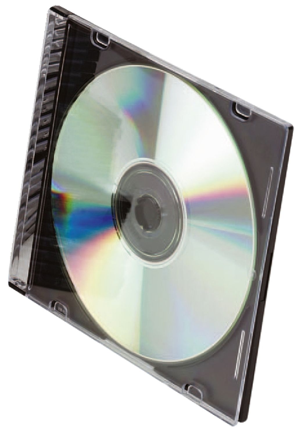CD-Boxen Standard - Slim Line für 1 CD/DVD, transparent/schwarz, Packung mit 25 Stück CD-Boxen Standard - Slim Line für 1 CD/DVD, transparent/schwarz, Packung mit 25 Stück