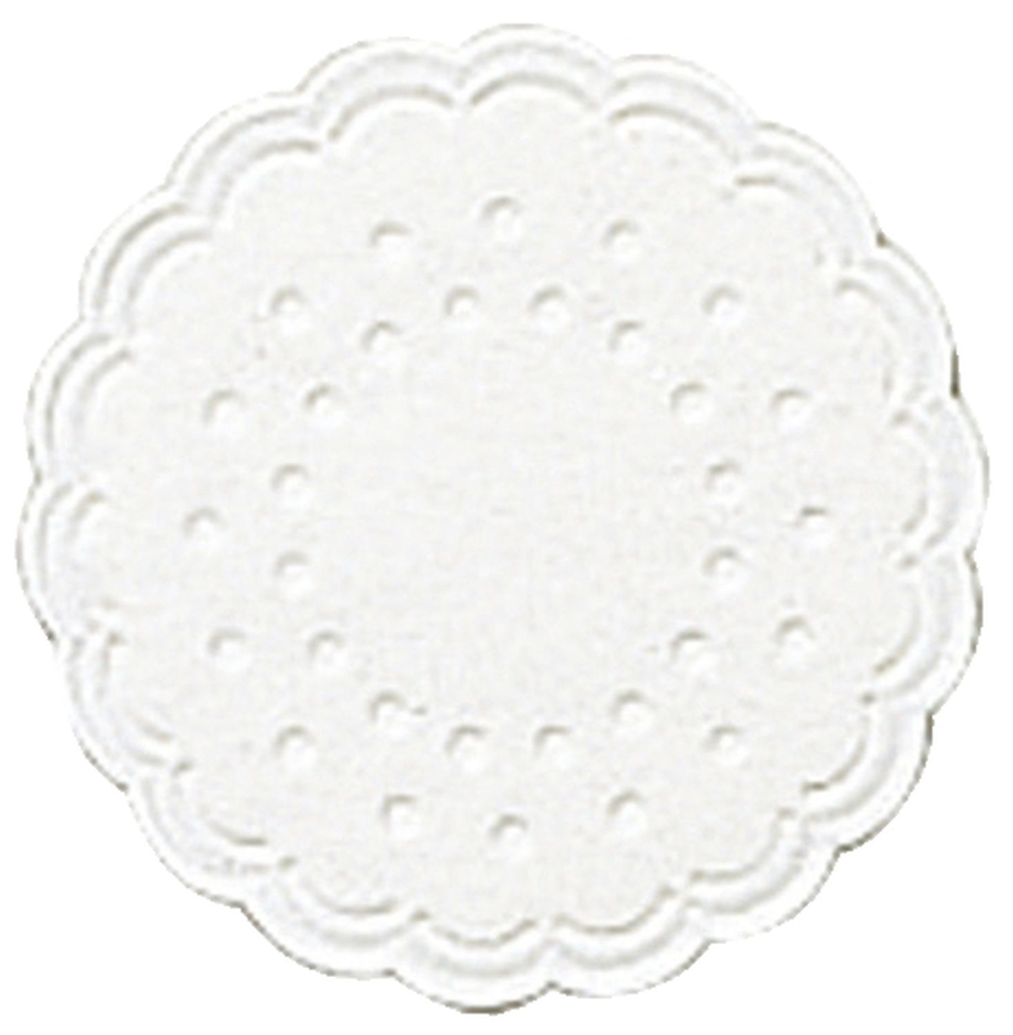 Tassenuntersetzer - Ø 7,5 cm, weiß, 25 Stück Tassenuntersetzer - Ø 7,5 cm, weiß, 25 Stück