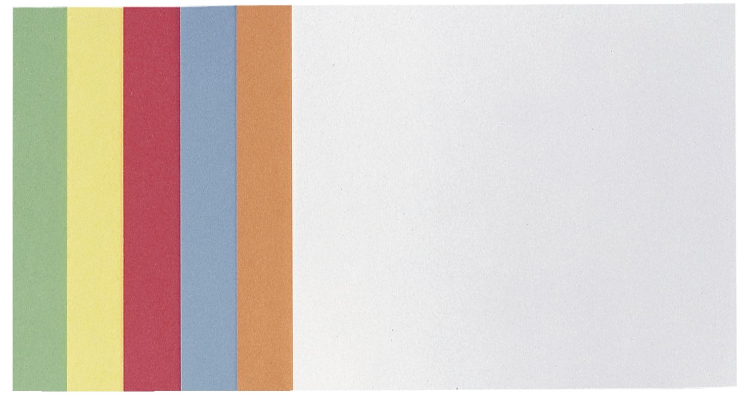 selbstklebende Moderationskarte - Rechteck, 200 x 149 mm, Farbkombinationen, 300 Stück selbstklebende Moderationskarte - Rechteck, 200 x 149 mm, Farbkombinationen, 300 Stück